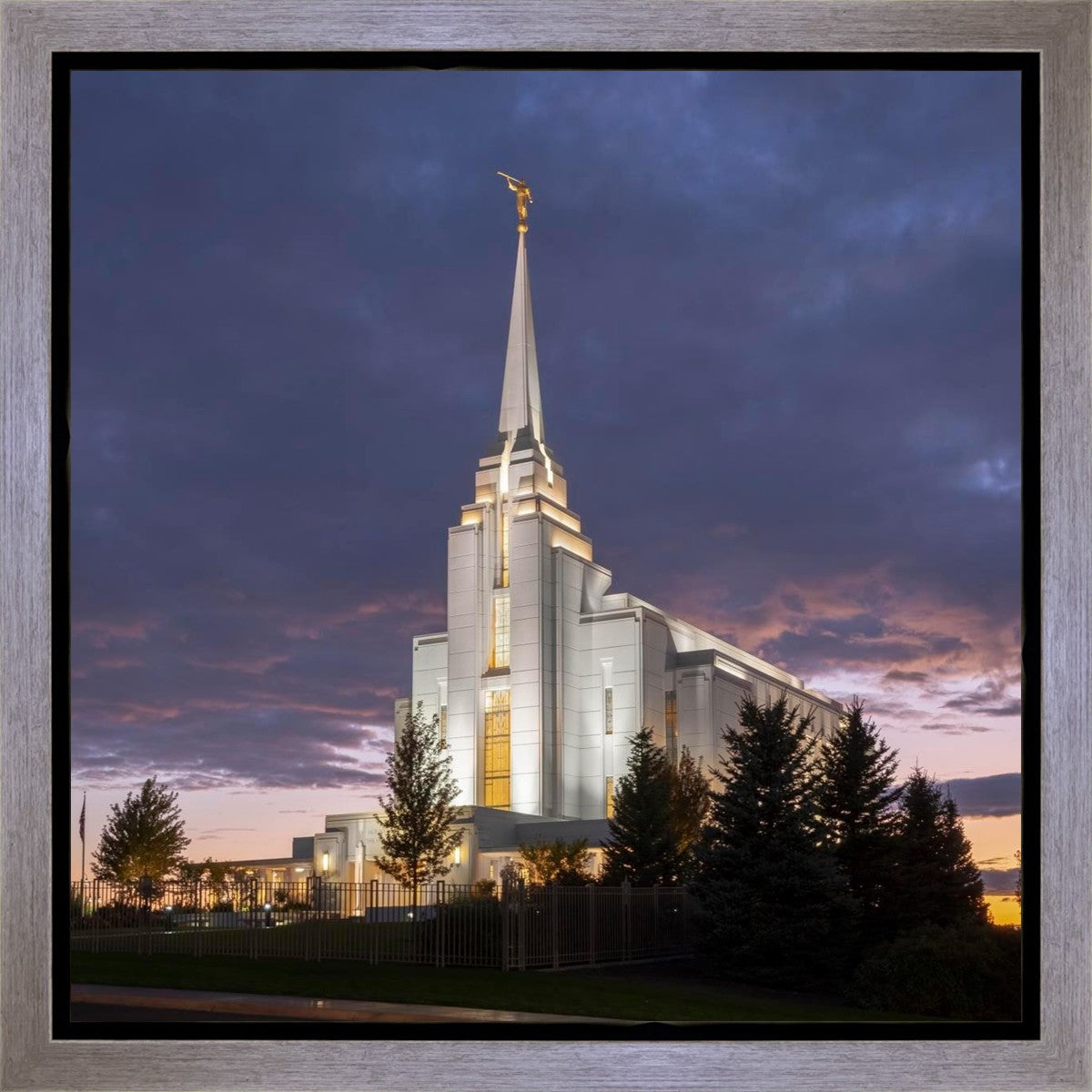 Rexburg Temple Majestic Gallery Wrap