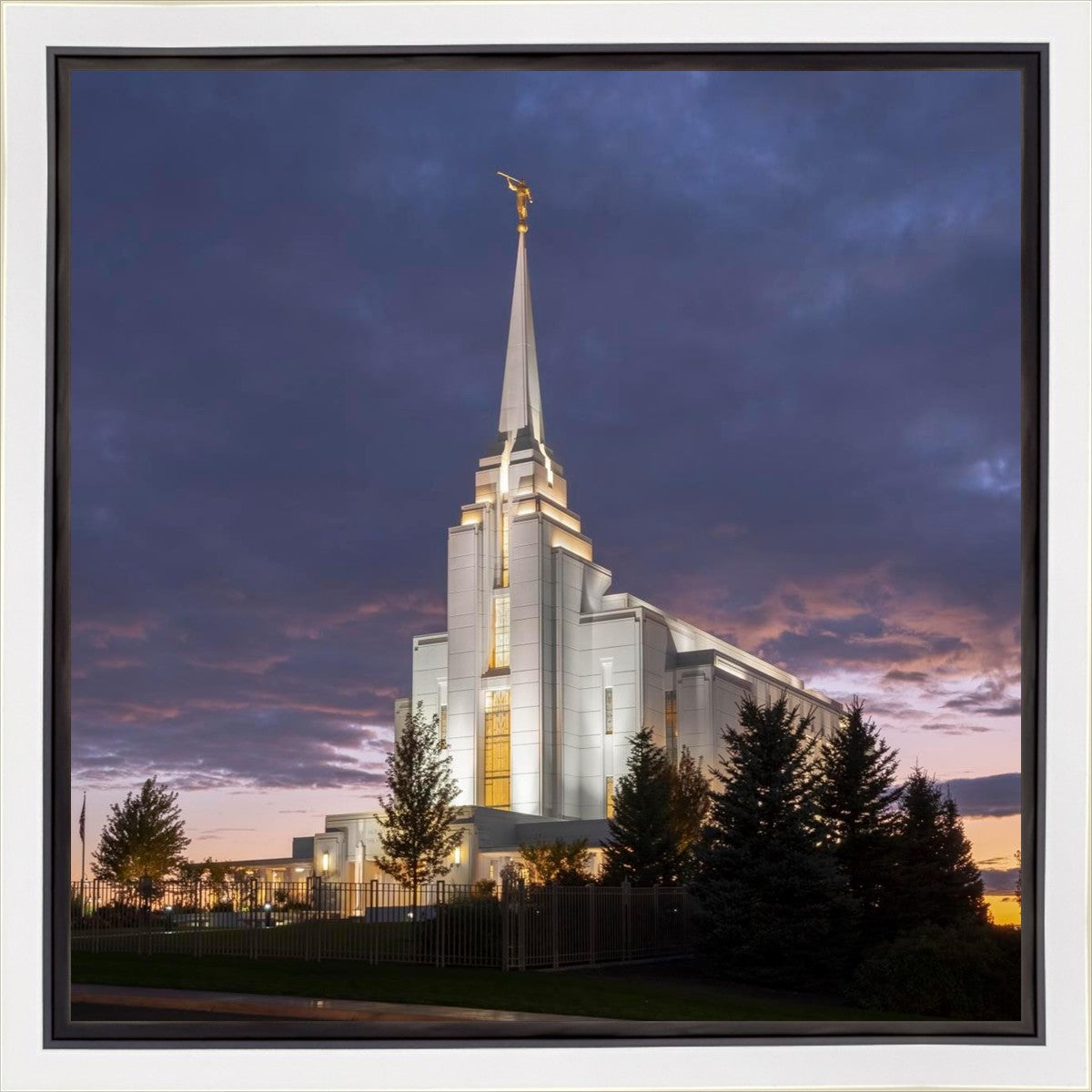 Rexburg Temple Majestic Gallery Wrap