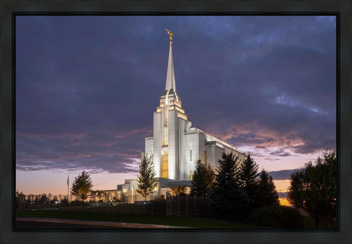 Rexburg Temple Majestic Gallery Wrap