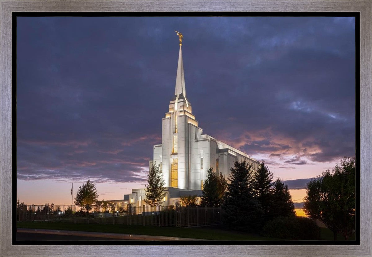 Rexburg Temple Majestic Gallery Wrap
