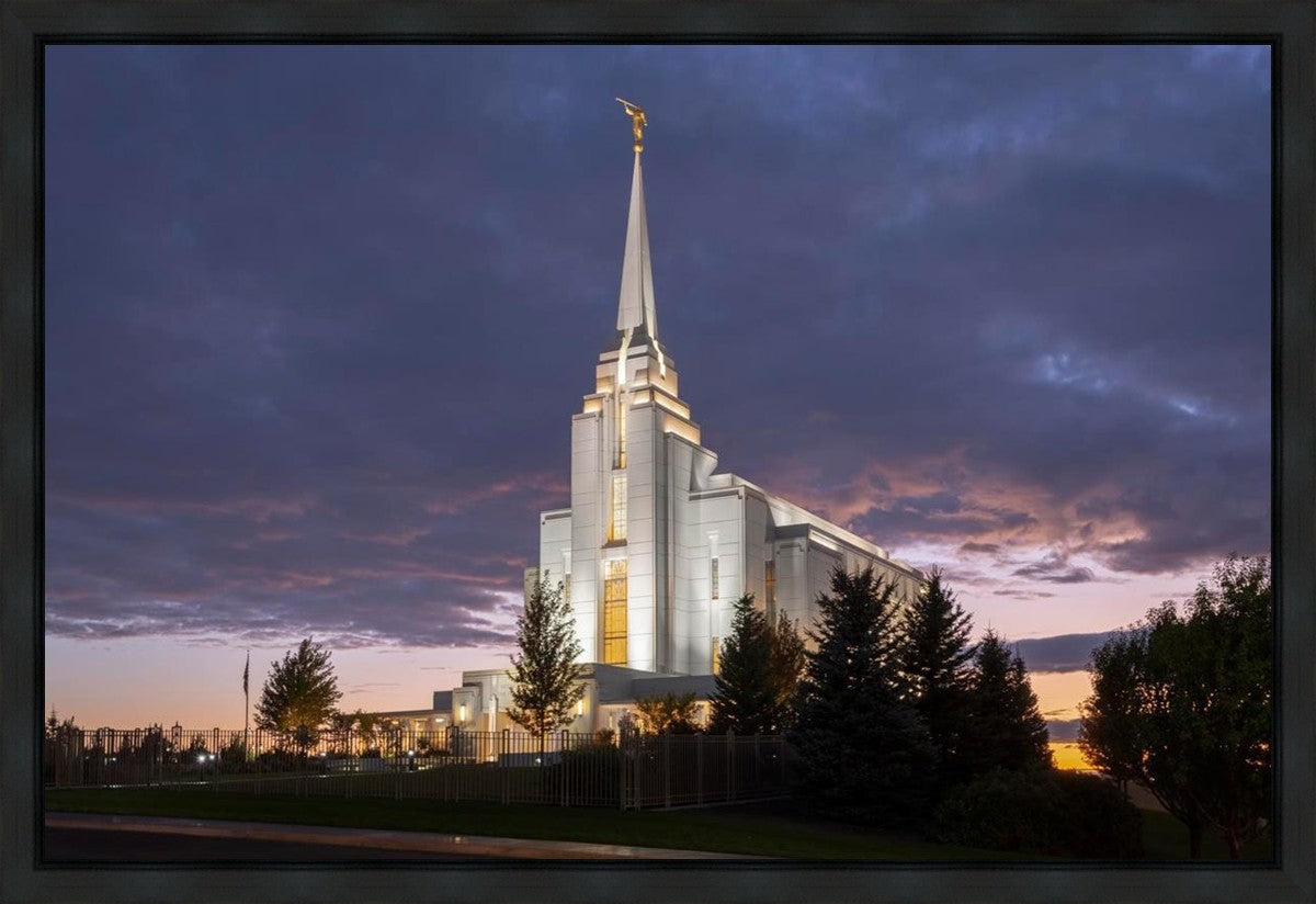 Rexburg Temple Majestic Gallery Wrap
