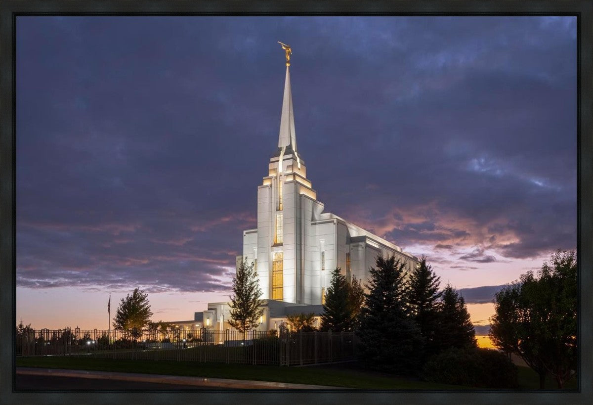 Rexburg Temple Majestic Gallery Wrap