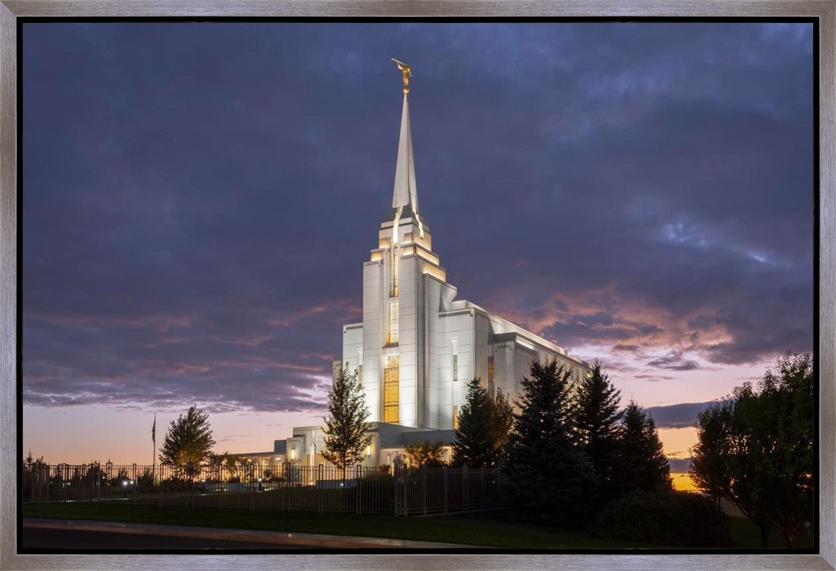 Rexburg Temple Majestic Gallery Wrap