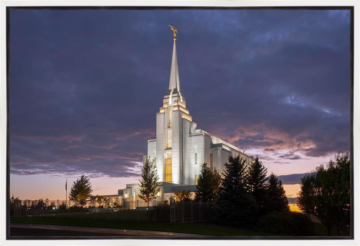 Rexburg Temple Majestic Gallery Wrap