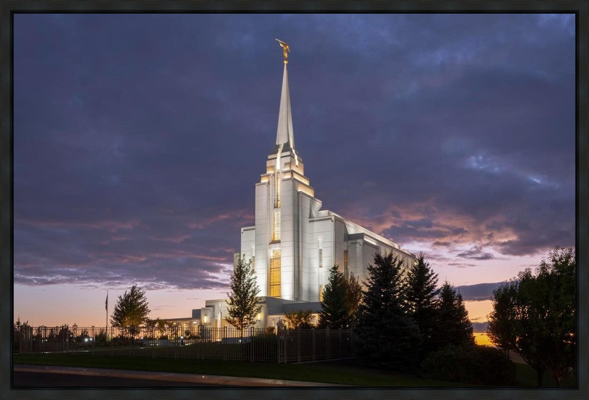 Rexburg Temple Majestic Gallery Wrap