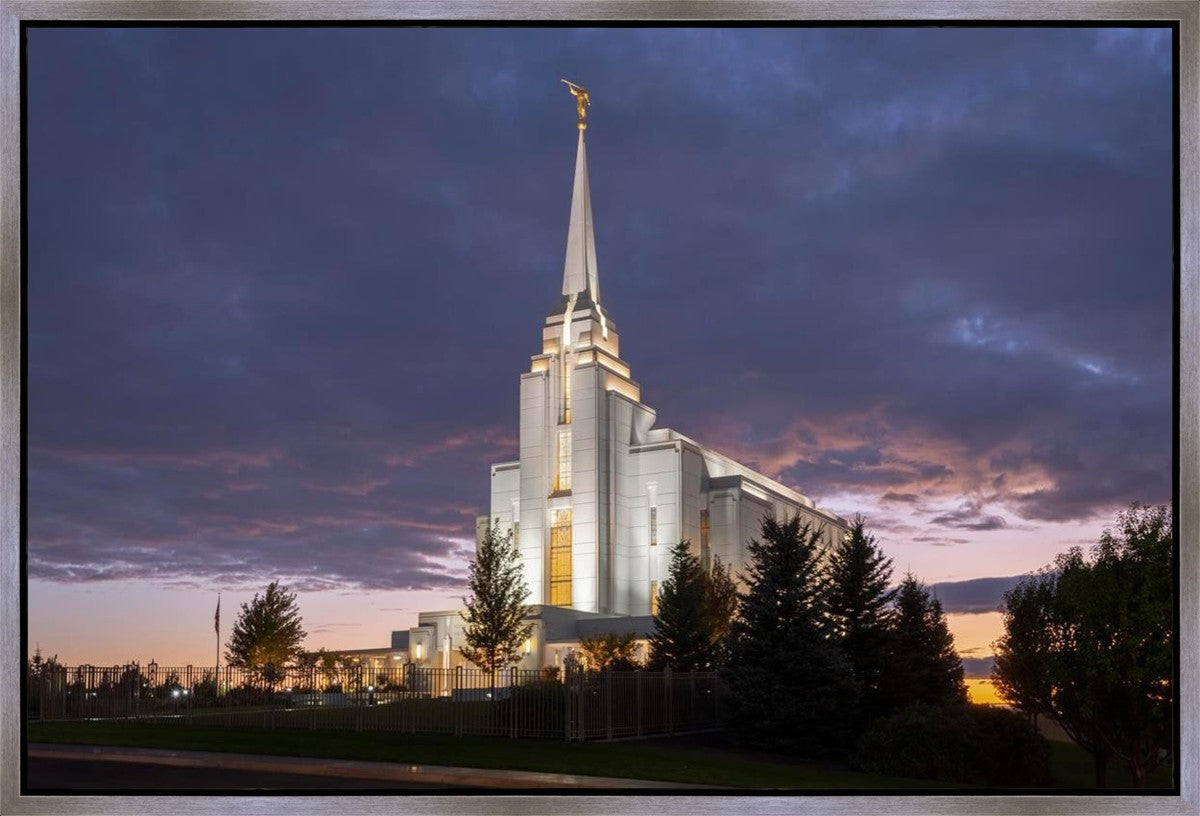 Rexburg Temple Majestic Gallery Wrap