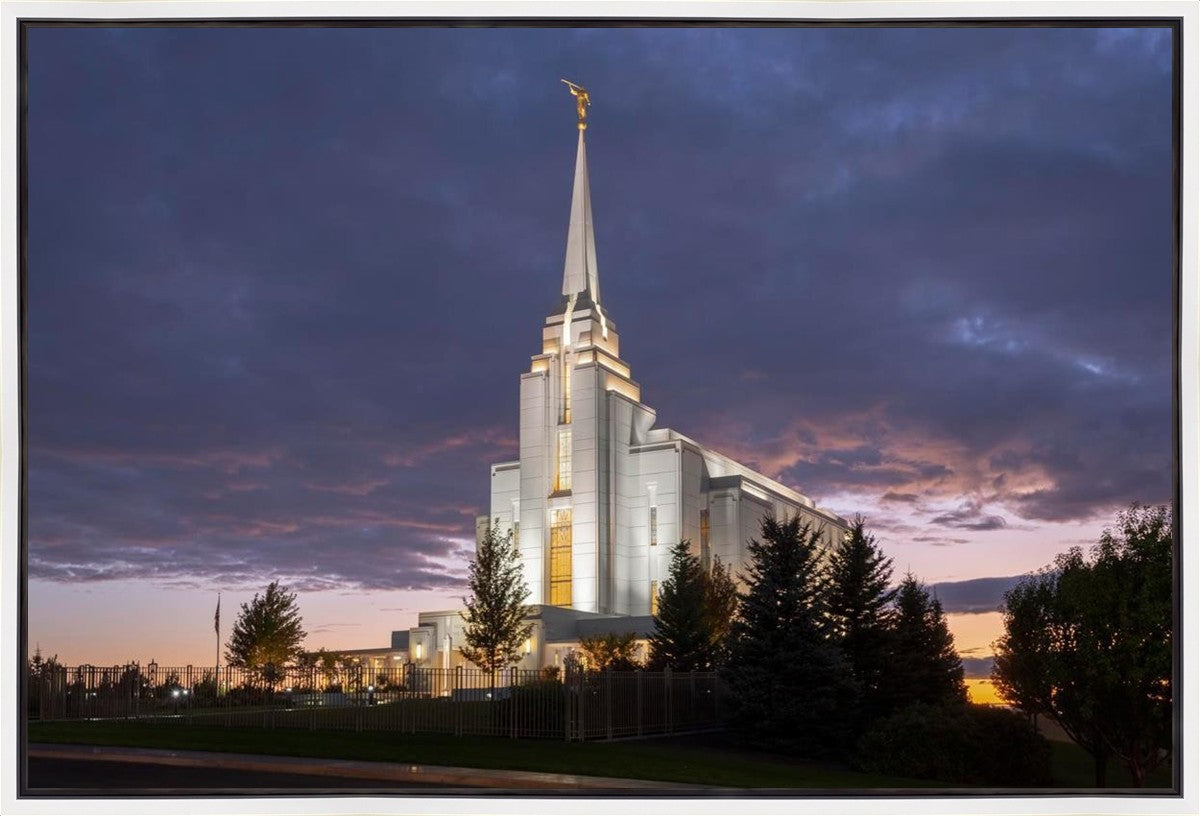 Rexburg Temple Majestic Gallery Wrap
