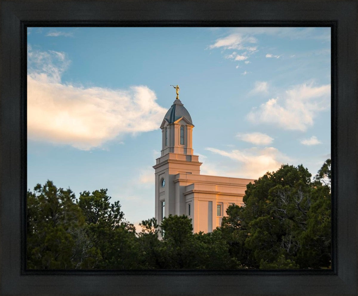Cedar City Temple Juniper Gallery Wrap