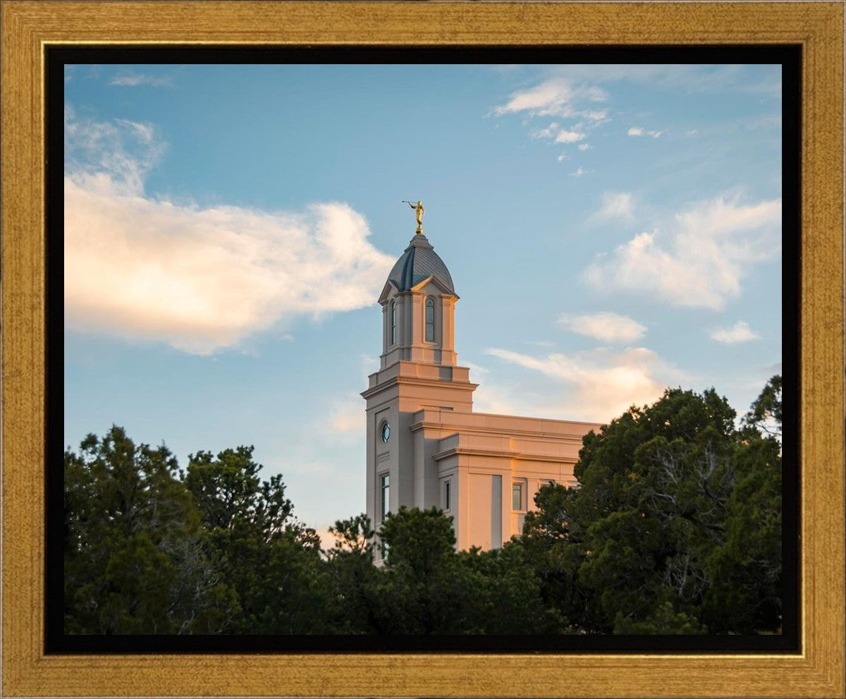 Cedar City Temple Juniper Gallery Wrap