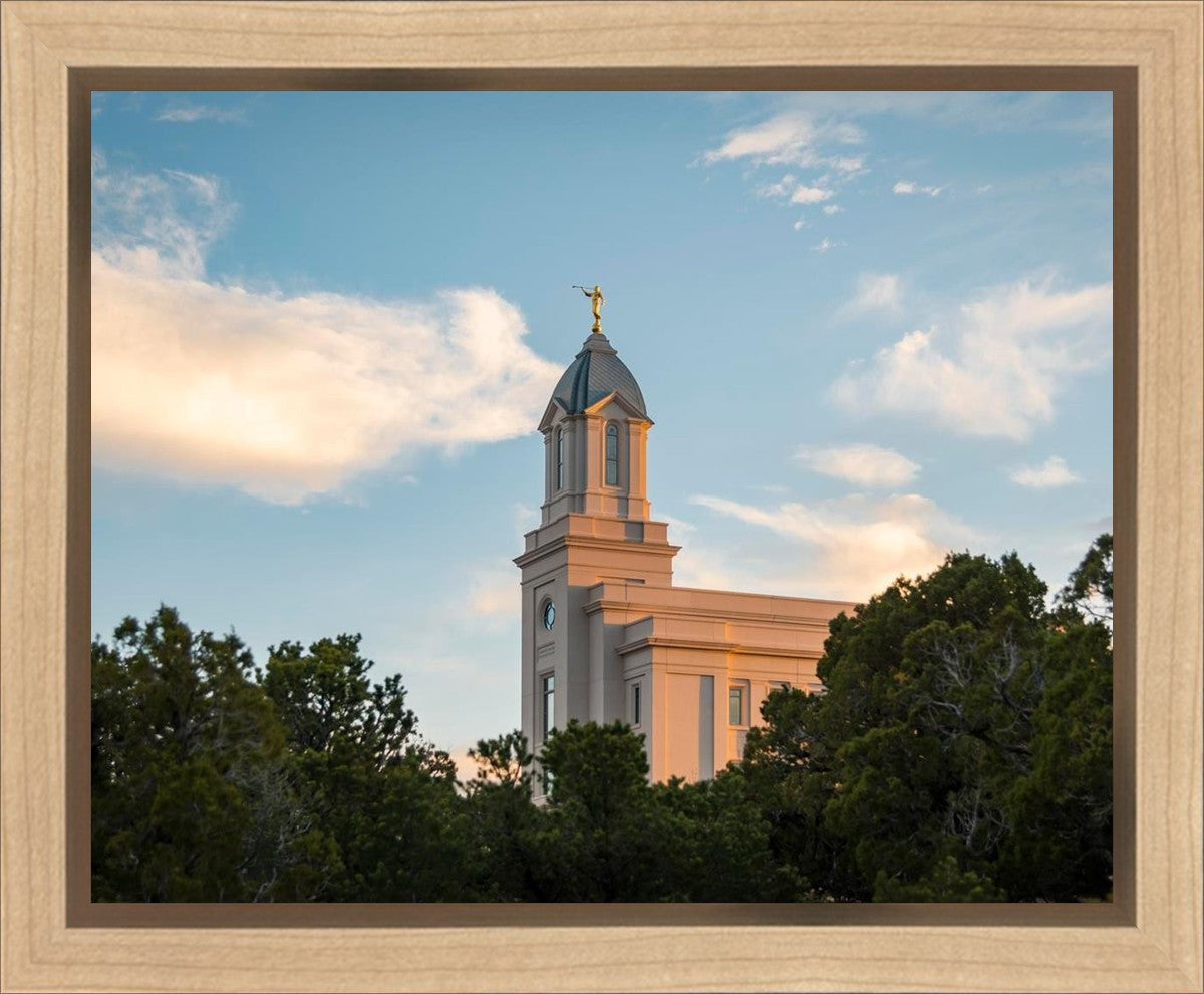 Cedar City Temple Juniper Gallery Wrap