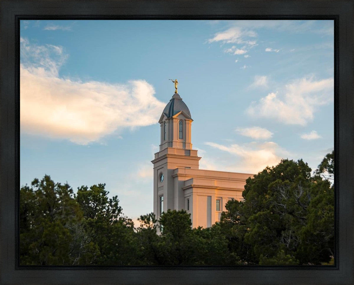 Cedar City Temple Juniper Gallery Wrap