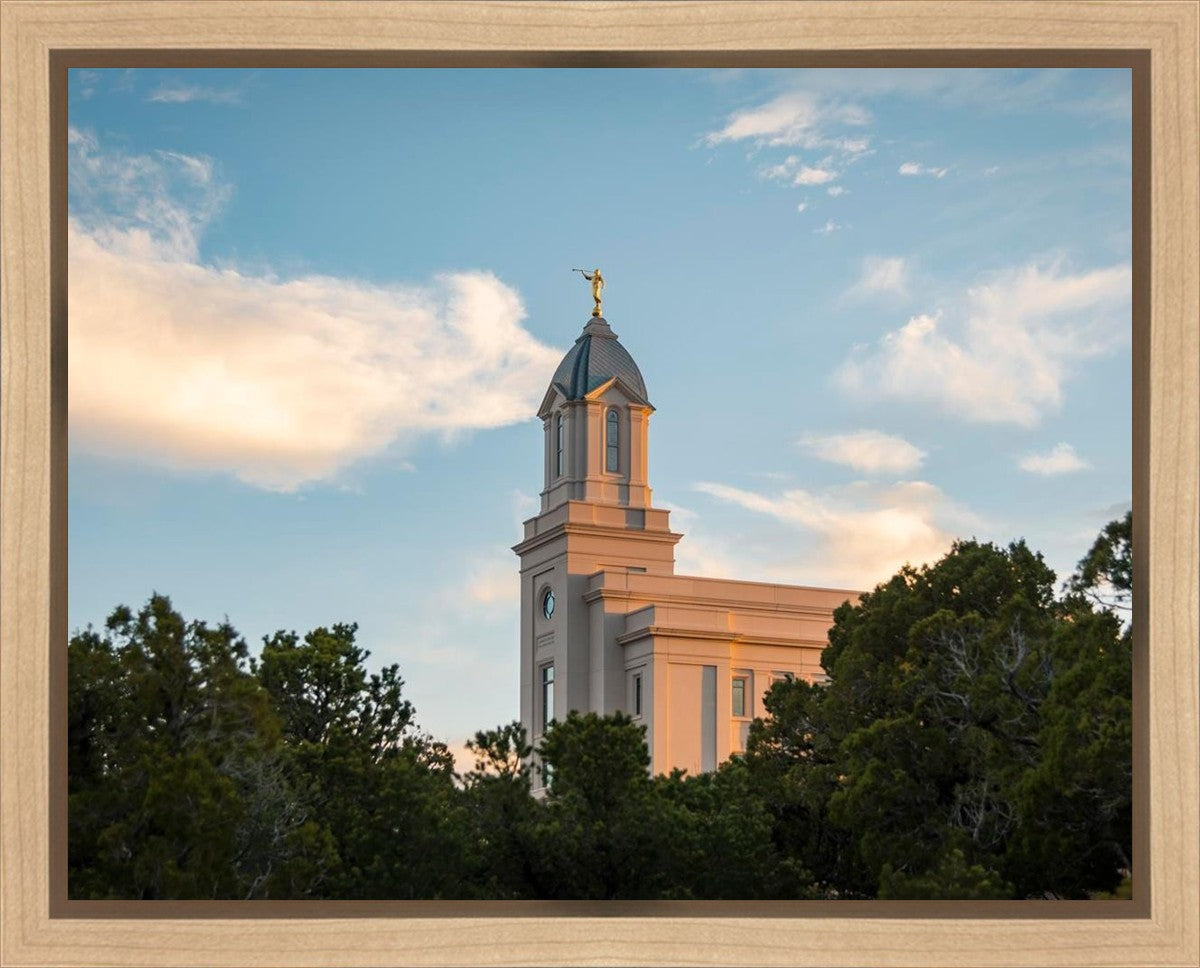 Cedar City Temple Juniper Gallery Wrap