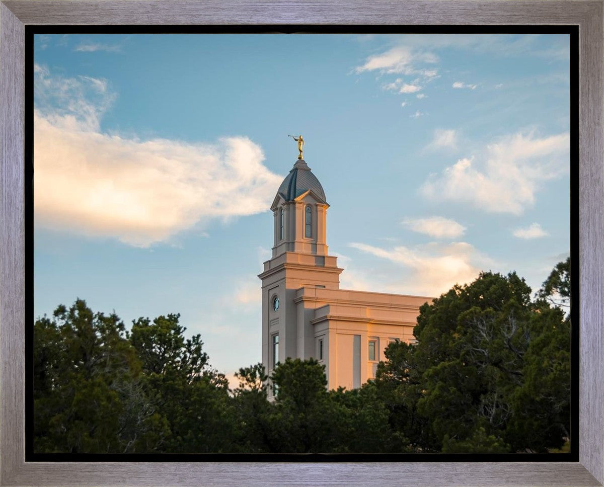 Cedar City Temple Juniper Gallery Wrap
