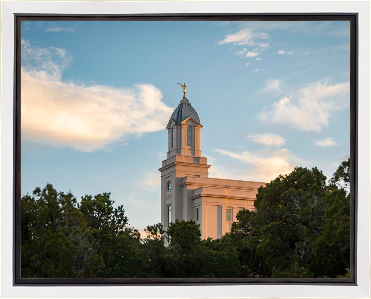 Cedar City Temple Juniper Gallery Wrap