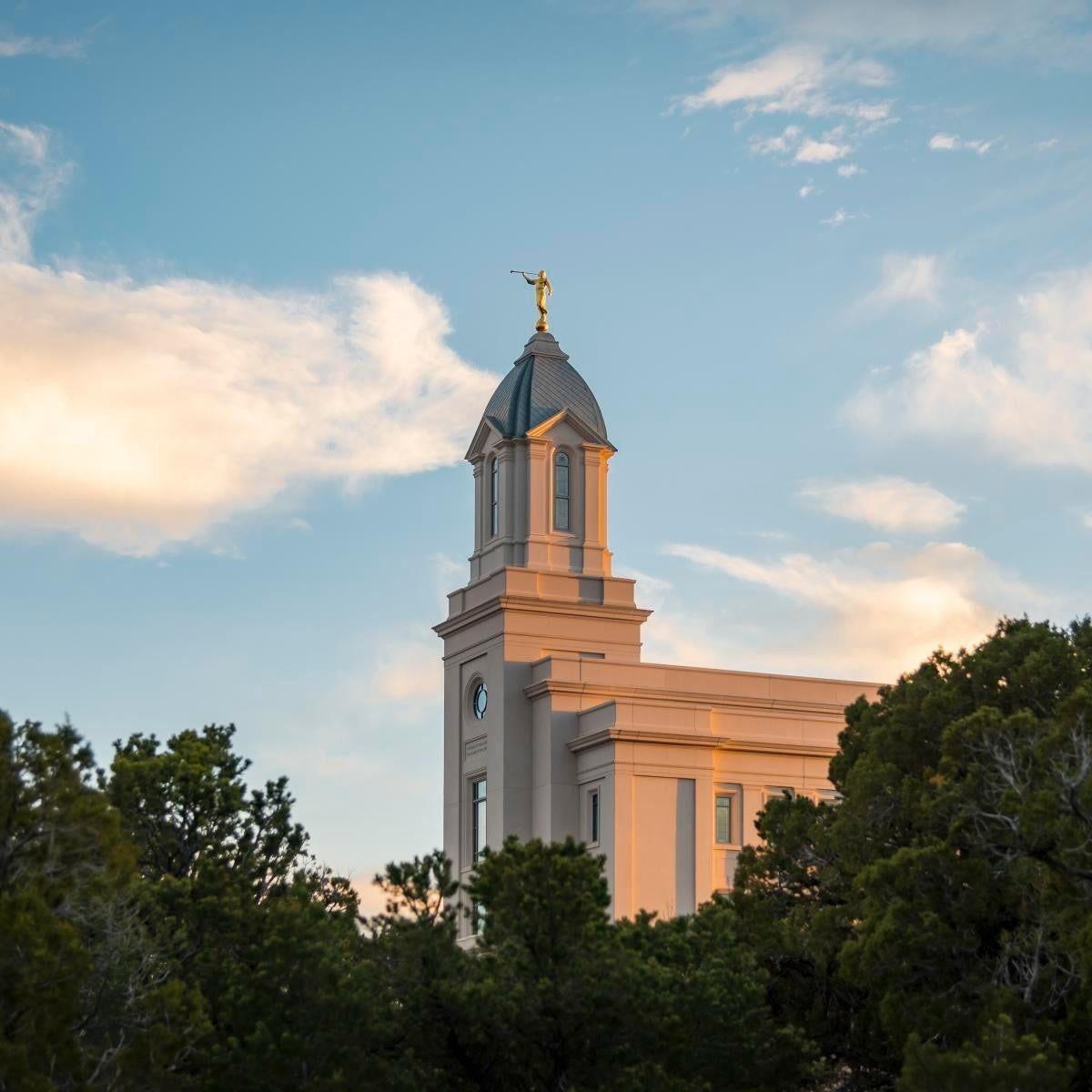 Cedar City Temple Juniper Gallery Wrap