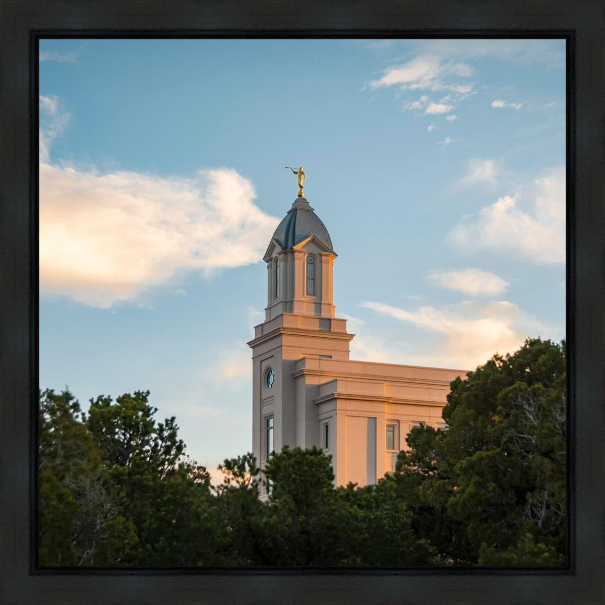 Cedar City Temple Juniper Gallery Wrap