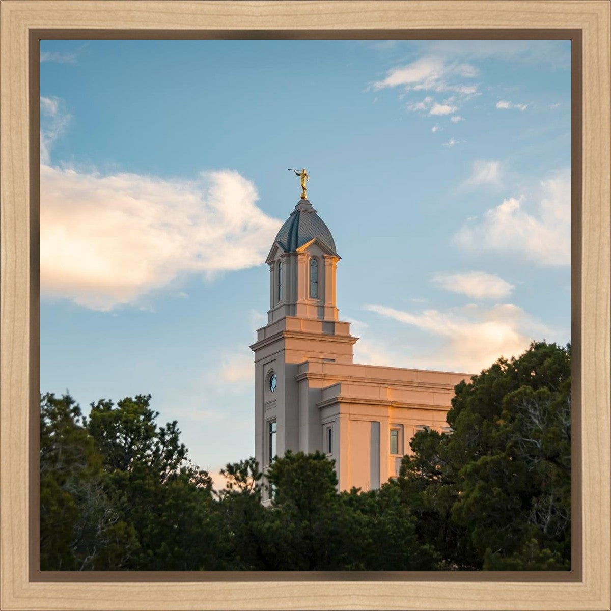 Cedar City Temple Juniper Gallery Wrap