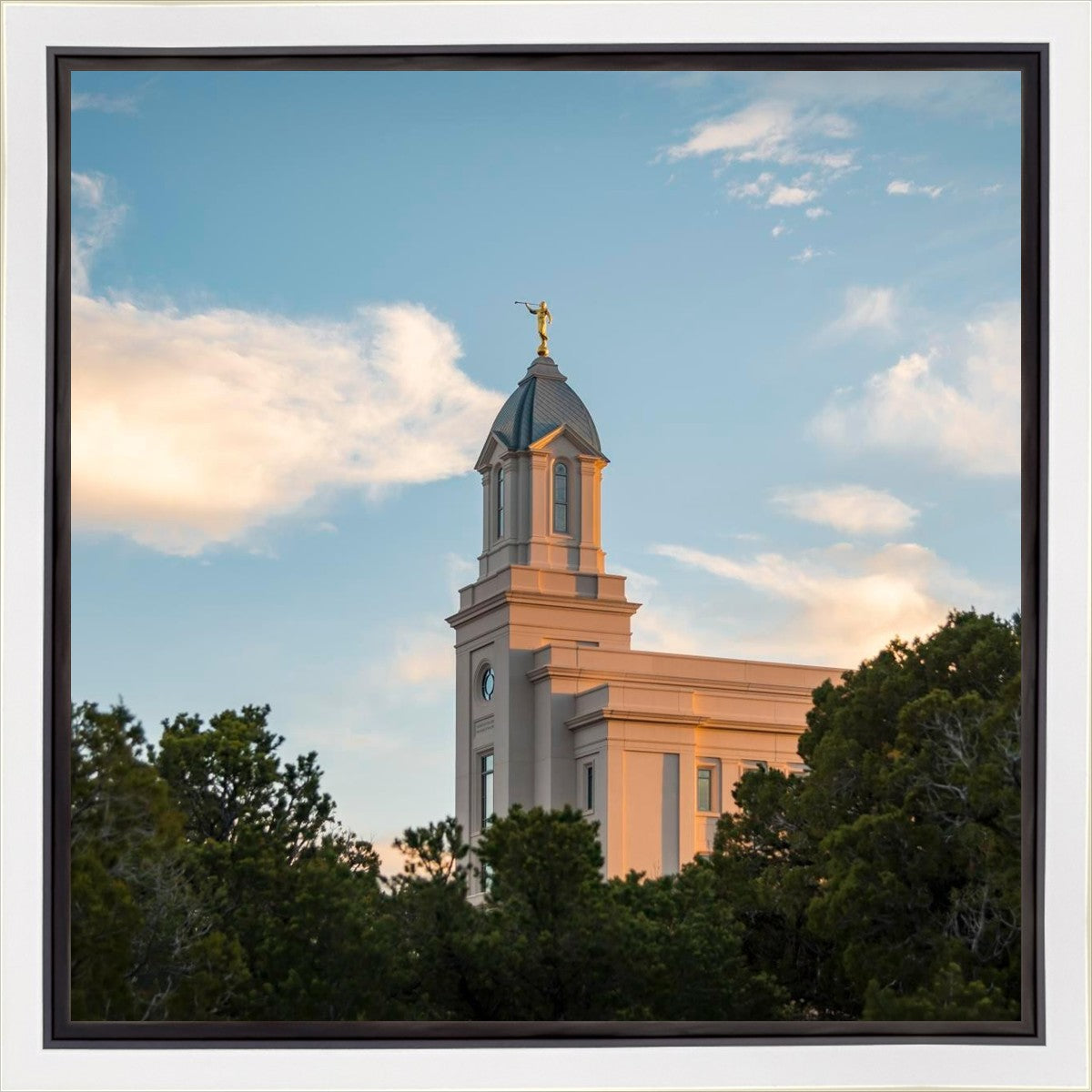 Cedar City Temple Juniper Gallery Wrap
