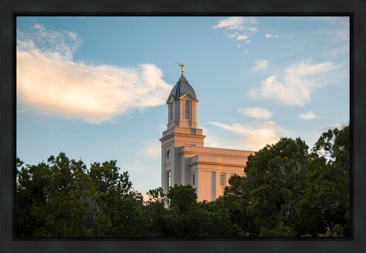 Cedar City Temple Juniper Gallery Wrap