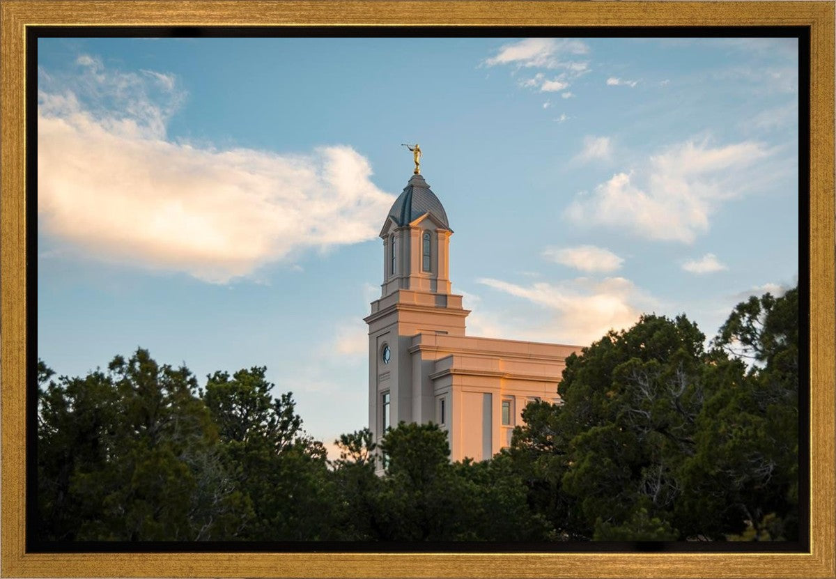Cedar City Temple Juniper Gallery Wrap