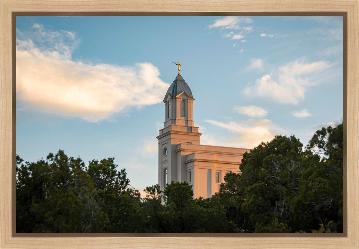 Cedar City Temple Juniper Gallery Wrap