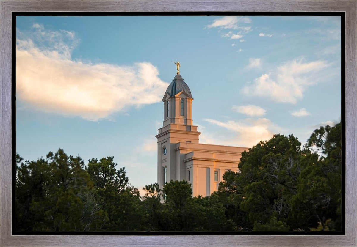 Cedar City Temple Juniper Gallery Wrap