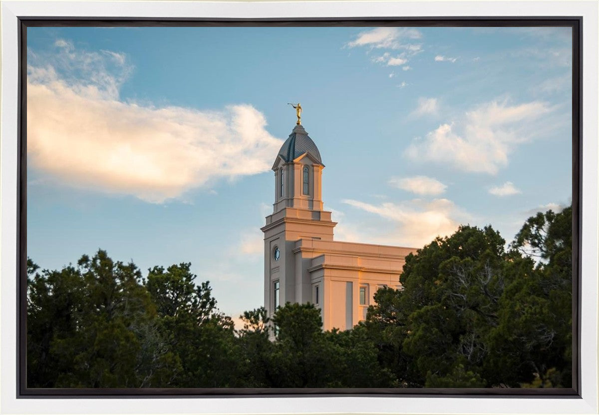 Cedar City Temple Juniper Gallery Wrap