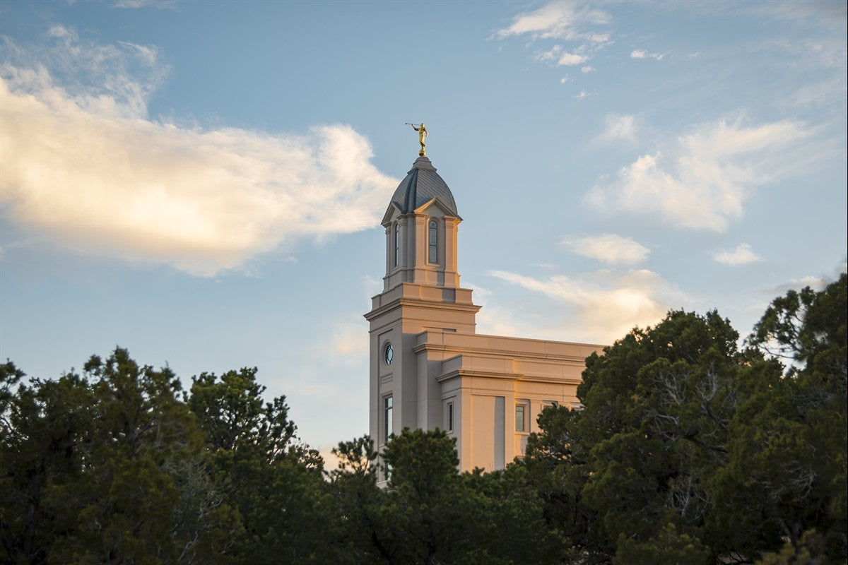 Cedar City Temple Juniper Gallery Wrap