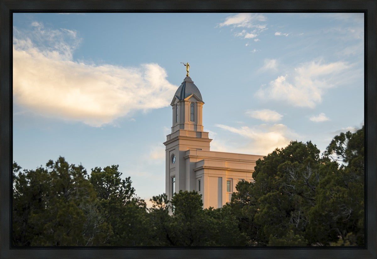 Cedar City Temple Juniper Gallery Wrap
