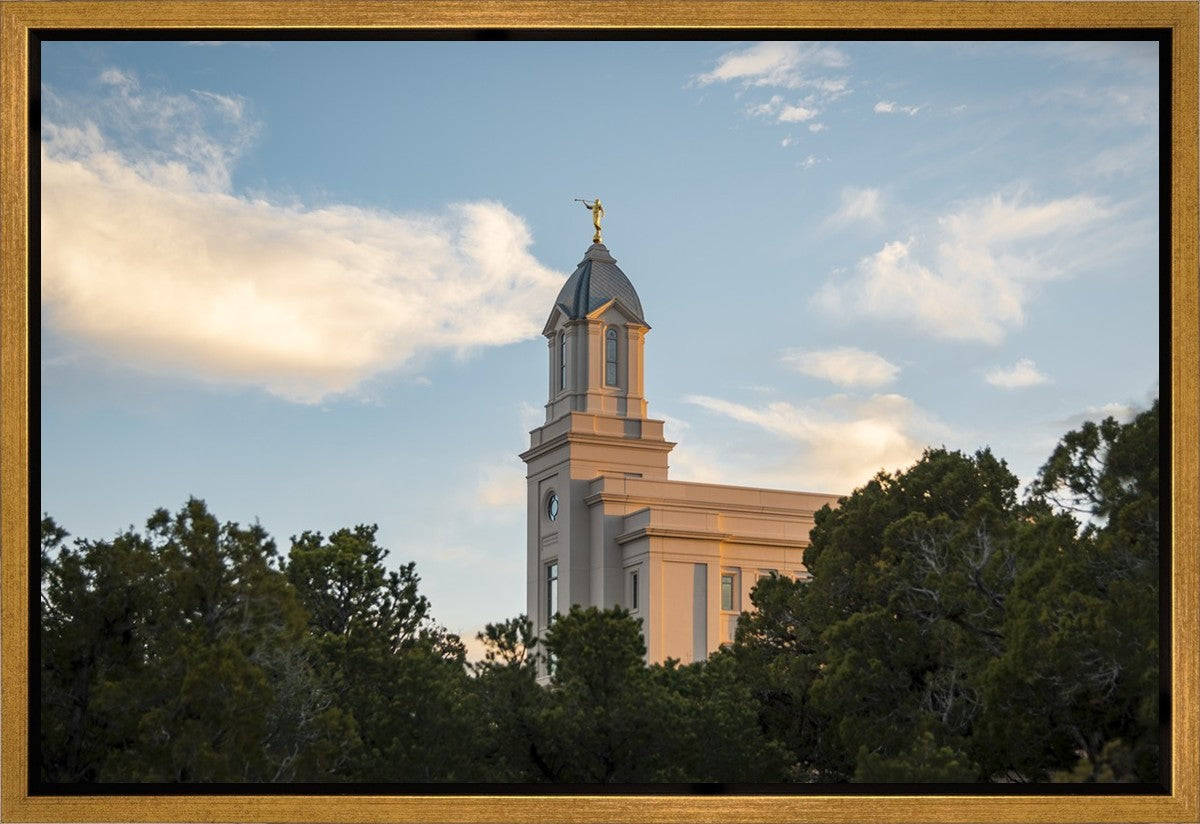 Cedar City Temple Juniper Gallery Wrap