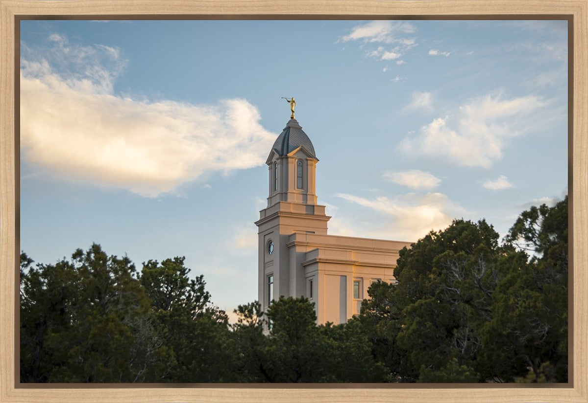 Cedar City Temple Juniper Gallery Wrap
