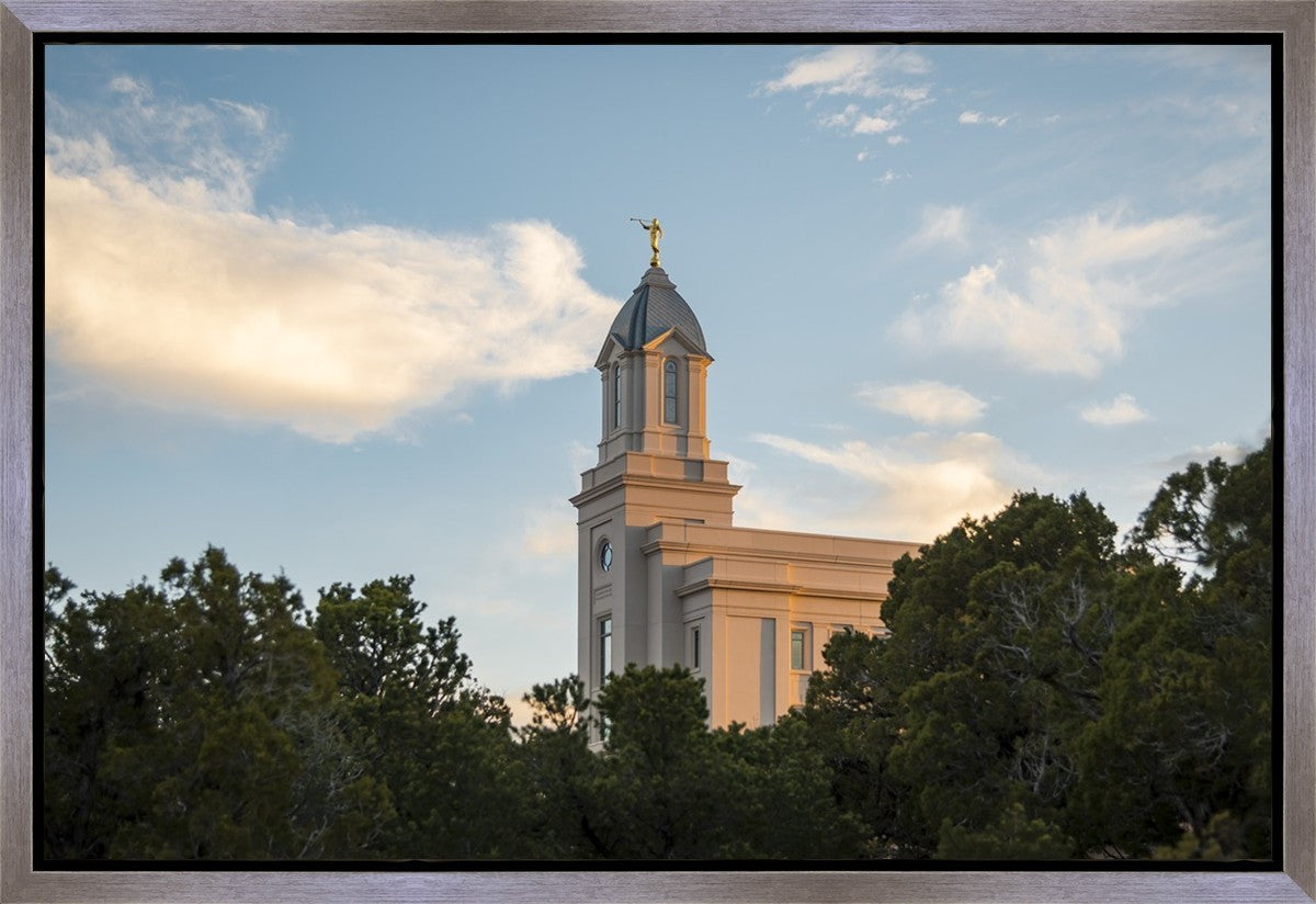 Cedar City Temple Juniper Gallery Wrap