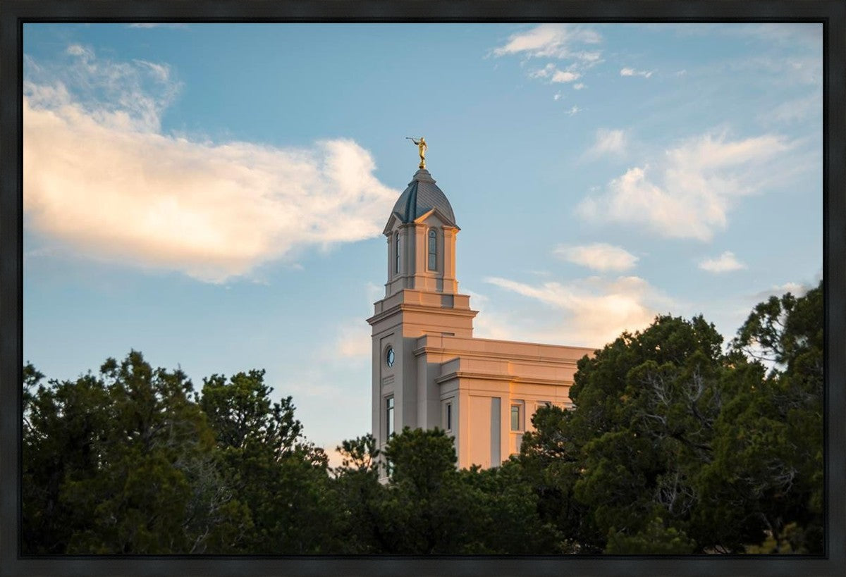 Cedar City Temple Juniper Gallery Wrap