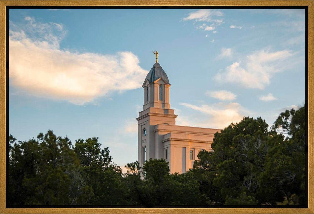 Cedar City Temple Juniper Gallery Wrap