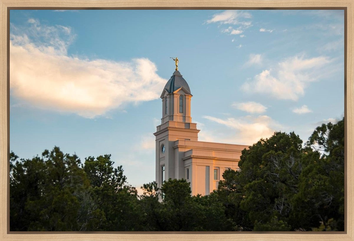 Cedar City Temple Juniper Gallery Wrap