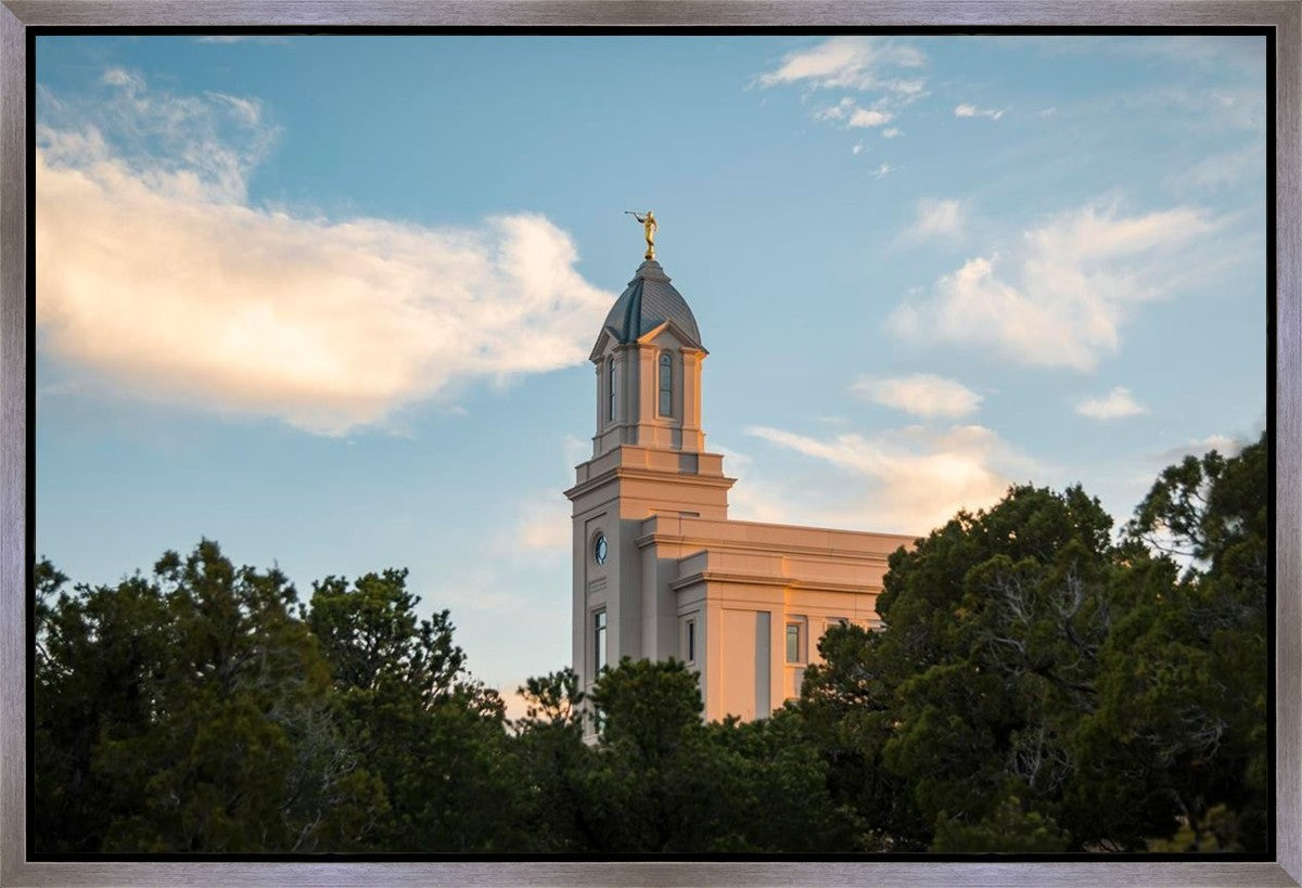 Cedar City Temple Juniper Gallery Wrap