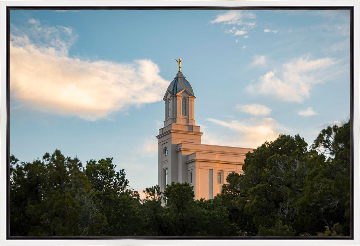 Cedar City Temple Juniper Gallery Wrap