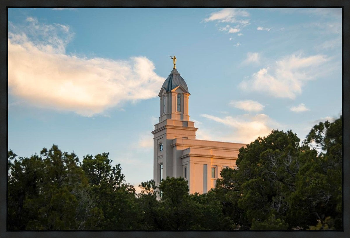 Cedar City Temple Juniper Gallery Wrap
