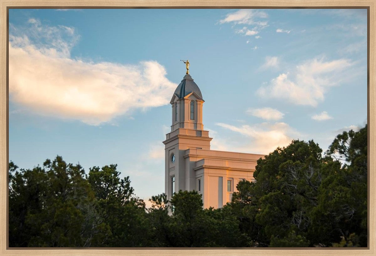 Cedar City Temple Juniper Gallery Wrap