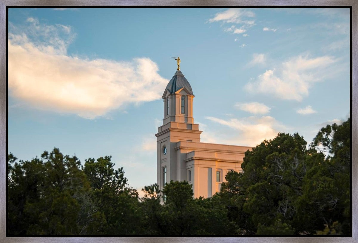Cedar City Temple Juniper Gallery Wrap
