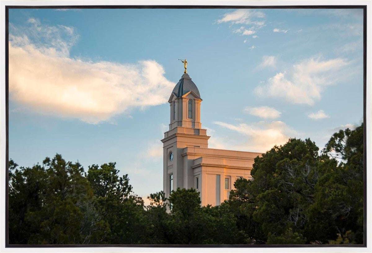 Cedar City Temple Juniper Gallery Wrap