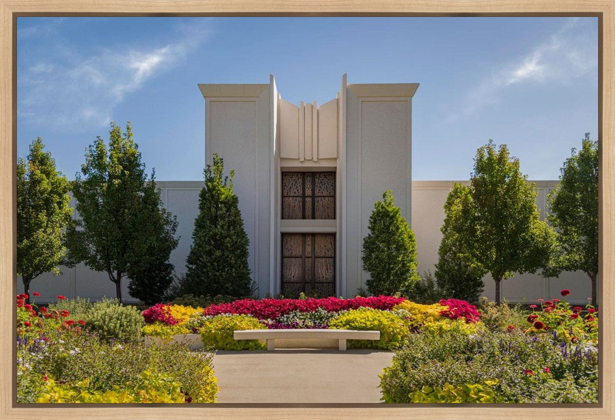 Denver Temple Gardens Of Hope Gallery Wrap