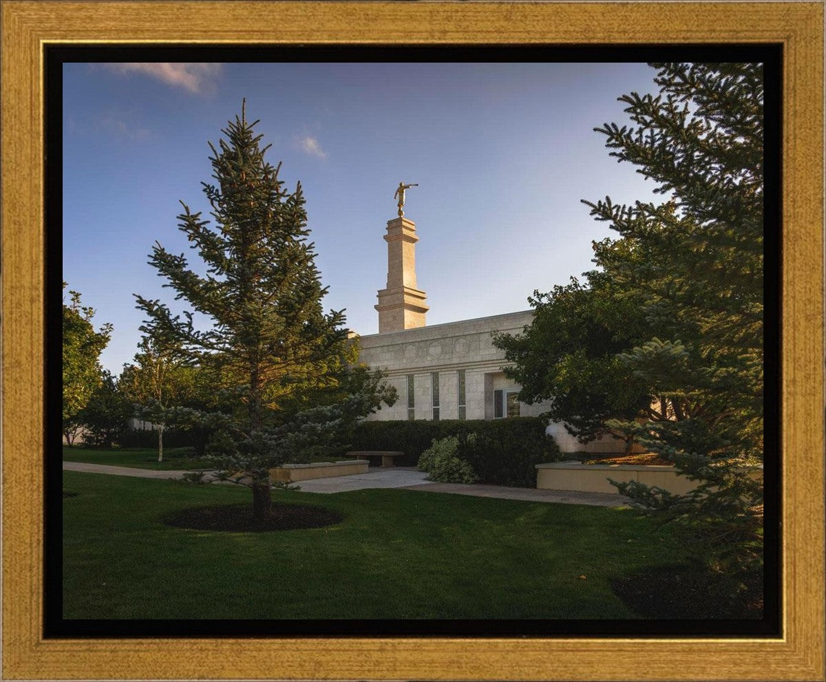 Monticello Temple Daytime Skies Gallery Wrap