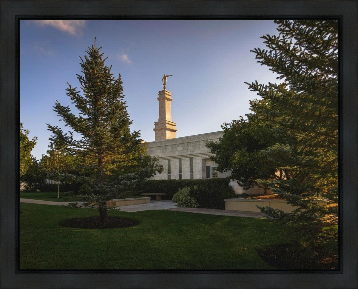 Monticello Temple Daytime Skies Gallery Wrap
