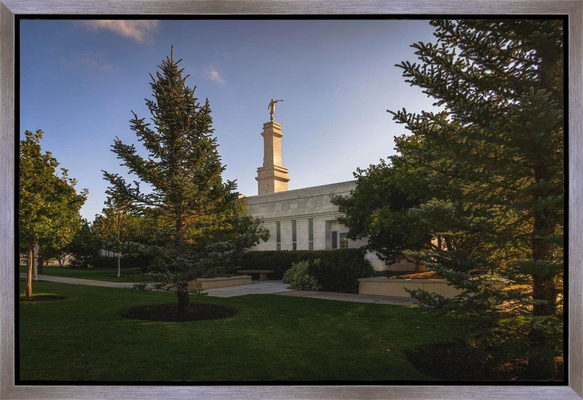 Monticello Temple Daytime Skies Gallery Wrap
