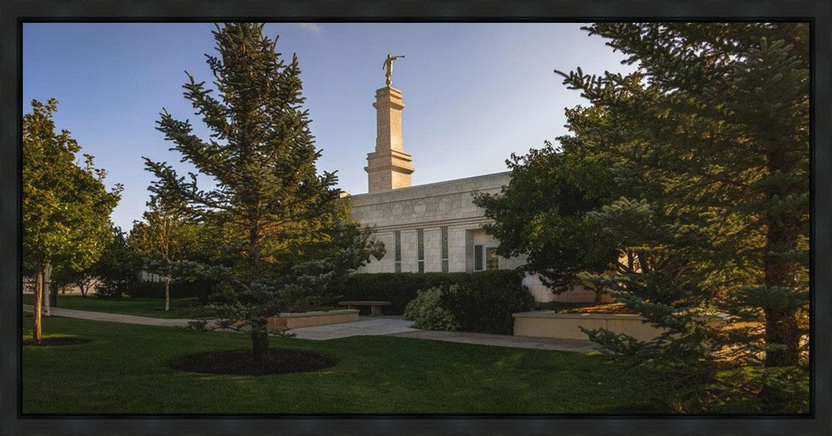 Monticello Temple Daytime Skies Gallery Wrap
