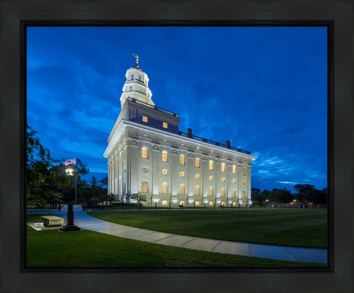 Nauvoo Temple Blue Hour Gallery Wrap