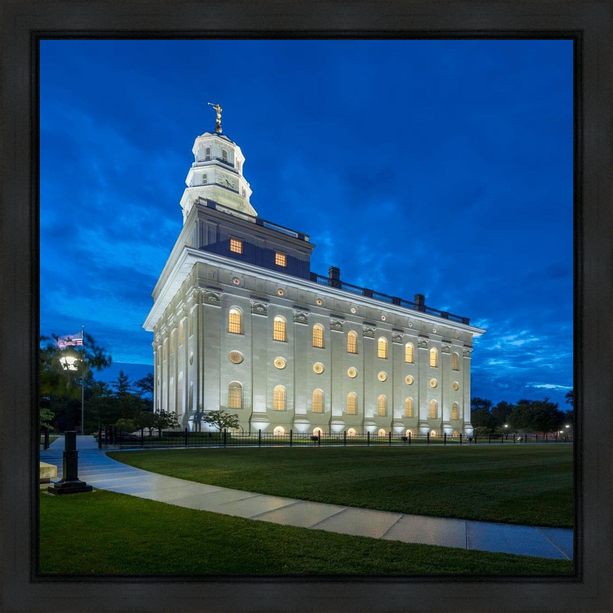 Nauvoo Temple Blue Hour Gallery Wrap