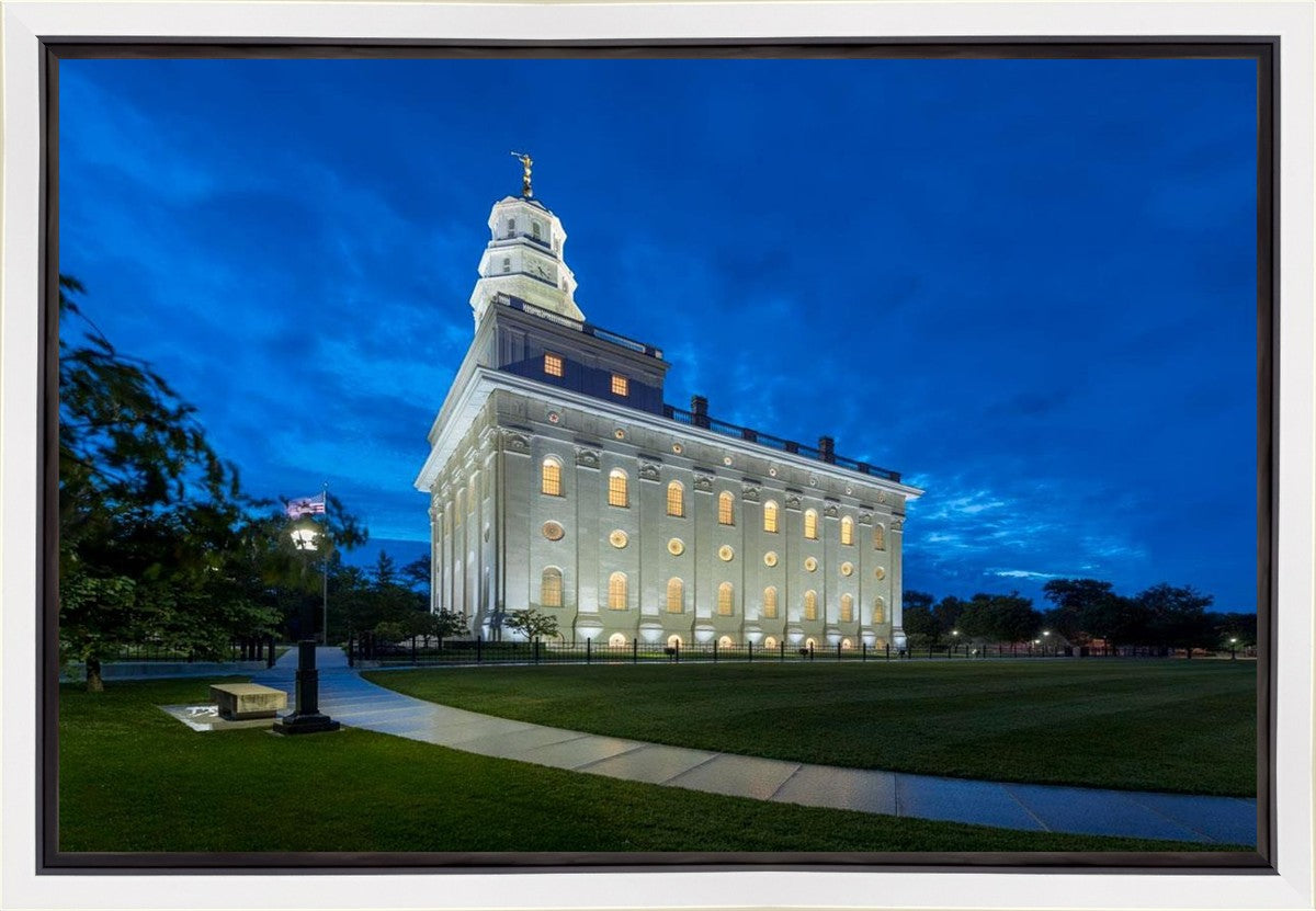Nauvoo Temple Blue Hour Gallery Wrap