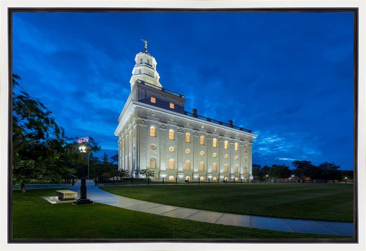 Nauvoo Temple Blue Hour Gallery Wrap